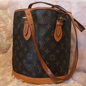 Louis Vuitton Monogram Petite Bucket Bag